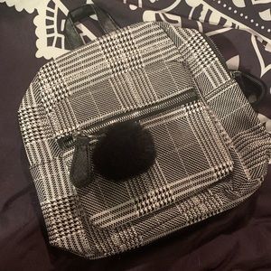 Shein back pack with Pom Pom
